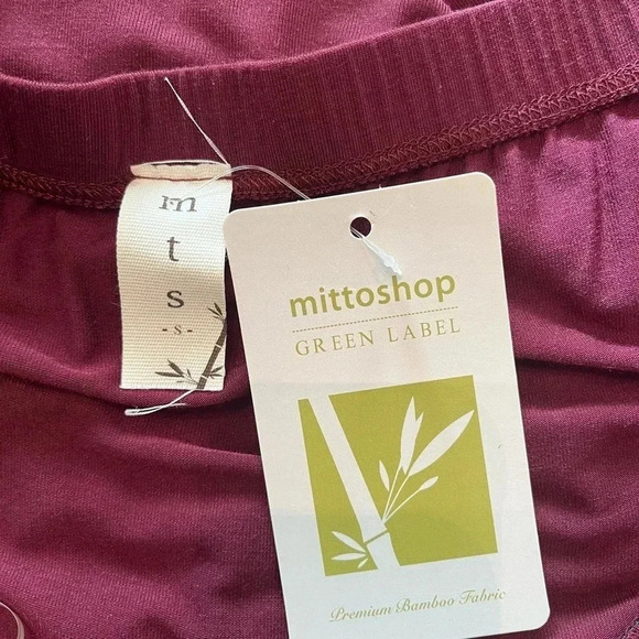 MTS Off the Shoulder Babydoll Burgundy Wine‎ Color Dress size Small. NWT - Picture 10 of 11